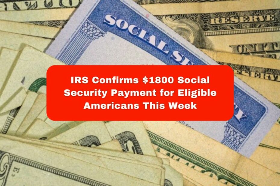 $1800 Social Security Payment