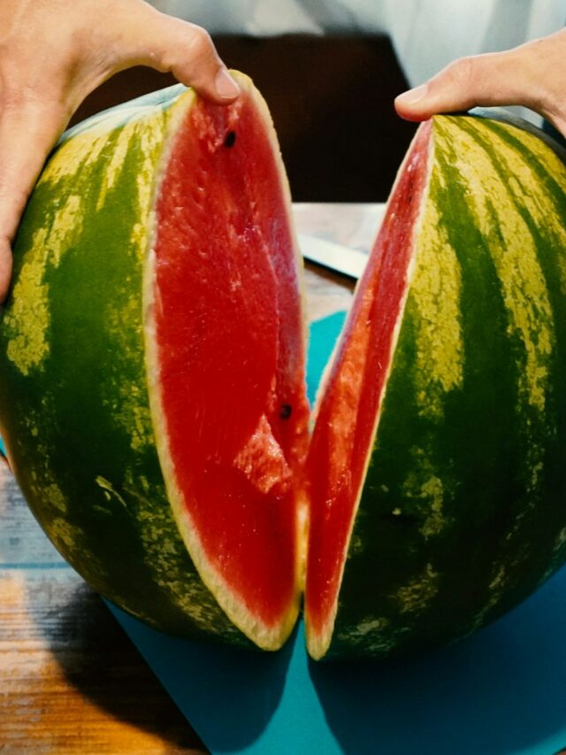 How does the flavor of preserved watermelon compare to fresh watermelon