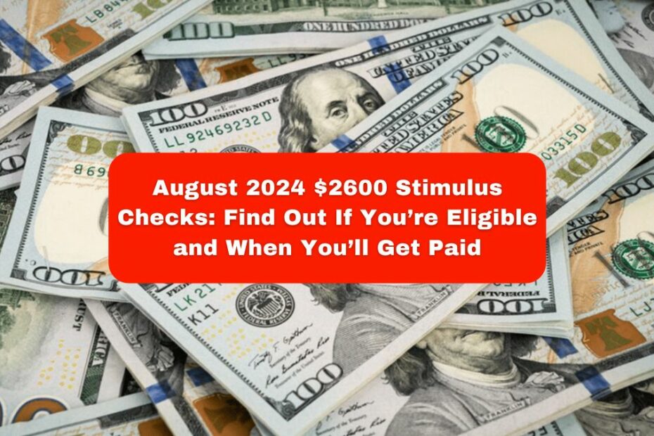 $2600 Stimulus Checks